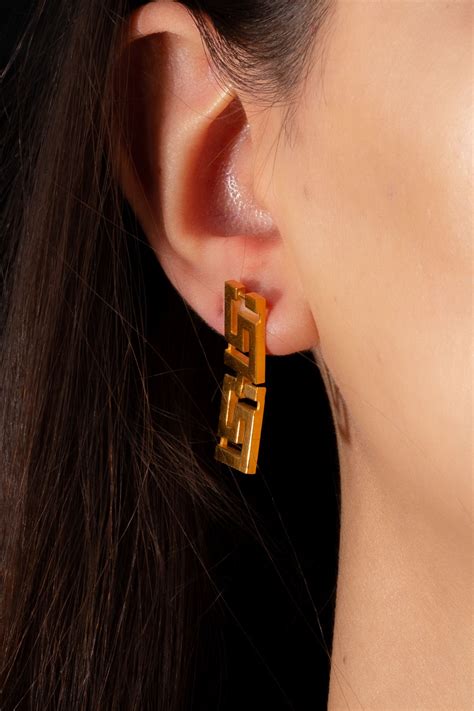 versace küpe 22 ayar
